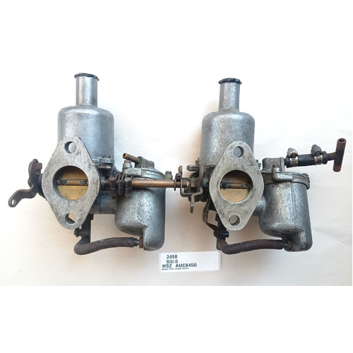 SU HS2 Twin Carburettors AUC 8450, Used Condition